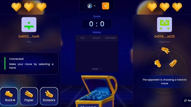 Играем в камень ножницы бумага и зарабатываем криптов