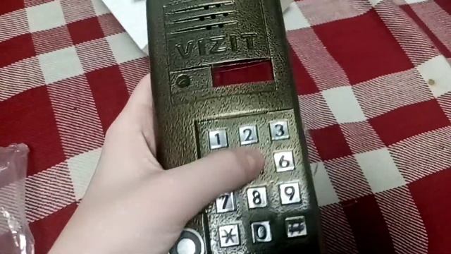 МОЙ ПЕРВЫЙ ДОМОФОН📟 Распаковка VIZIT SM101 | #домофон