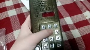 МОЙ ПЕРВЫЙ ДОМОФОН📟 Распаковка VIZIT SM101 | #домофон