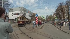 Парад трамваев в Москве (19.04.2025)
