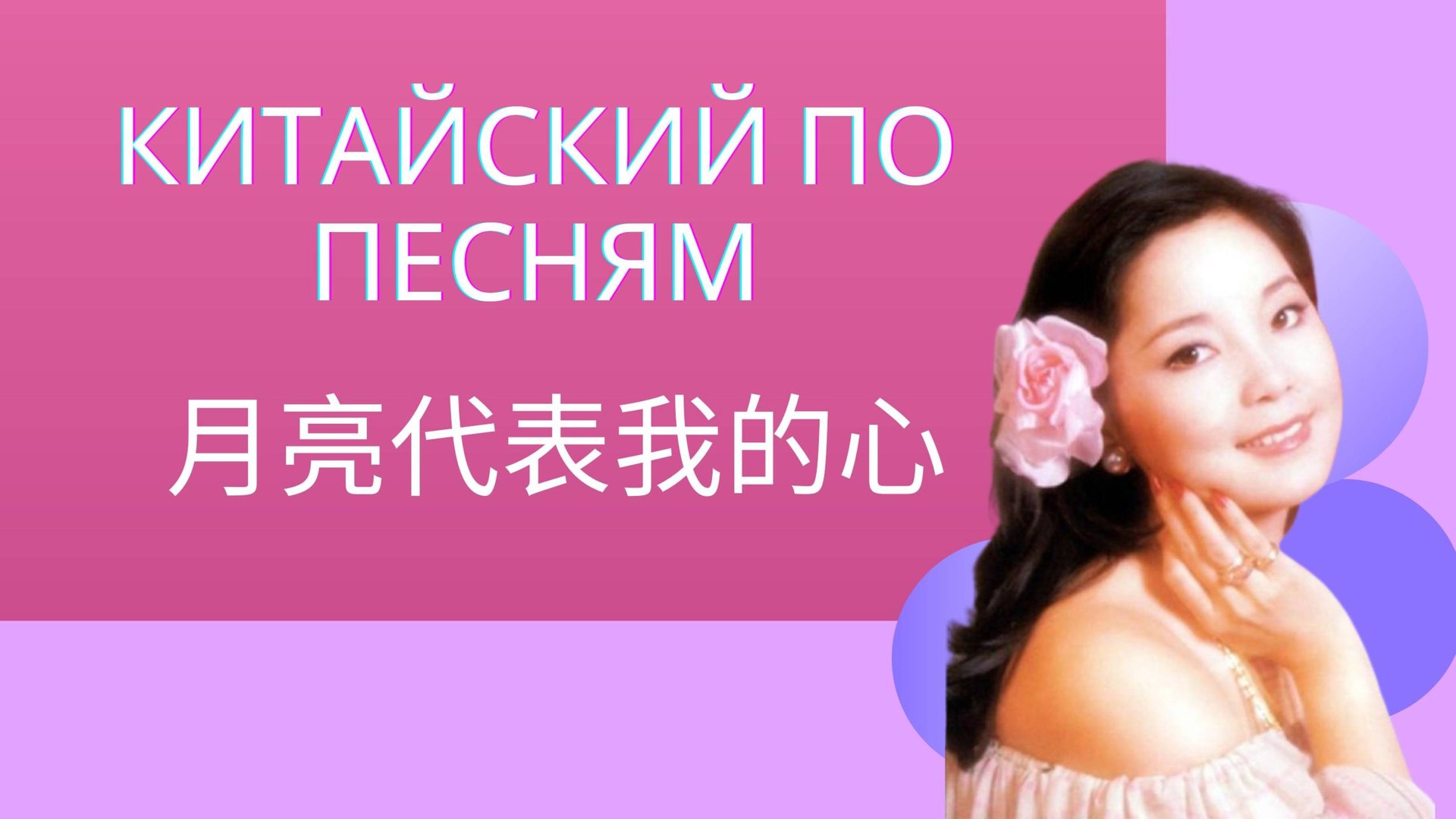 Китайский на слух/китайский по песням