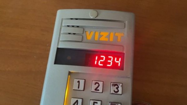 Тедофон-Vizit БВД-343 с блоком управления Vizit БУД-302