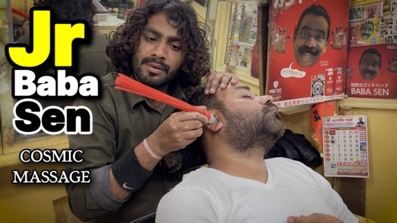 Jr Baba Sen Cosmic Head Massage ｜ Back & Face Massage смотреть онлайн