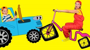 Синий трактор - песенка про велосипед.