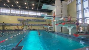23 марта 2025. Прыжки в воду. Олимпийская деревня. Flydiving