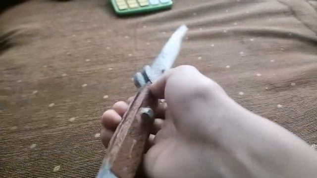 Сделал стилетт (stiletto) из дерева