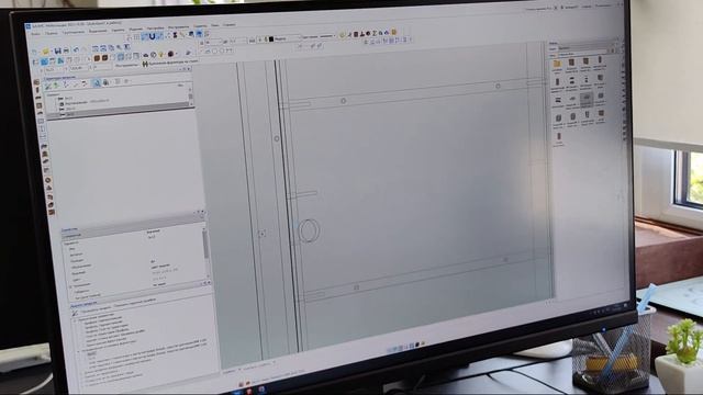 Работа конструктора в Базис Мебельщик. смотреть онлайн