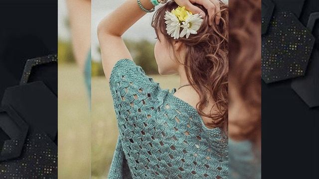🧶Потрясающие вязаные модели. Схемы узоров. смотреть онлайн