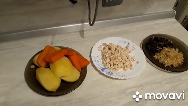 Опять снег, Оливье с грибами😘👍