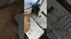 Заправка петлителя в оверлок для чайников