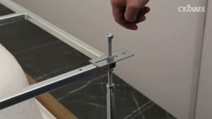 Установка ванны CEZARES METAURO CORNER