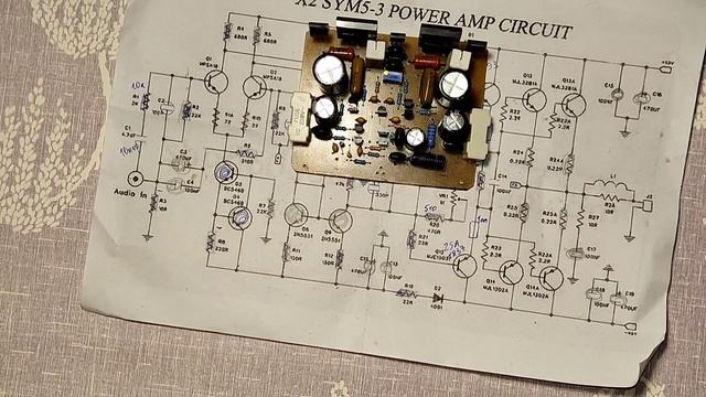 Качественный X2 SYM5-3 POWER AMP CIRCUIT. Как замерять мощность и ? смотреть онлайн