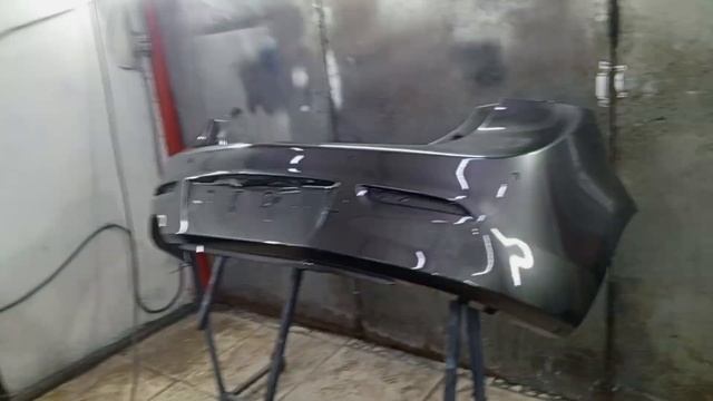 MAZDA  ПОСЛЕ РИХТОВКА ПОДГОДОФКА И ПОКРАСКА