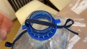 Ручка для бутылки 5 литров из верёвки