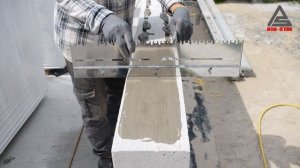 Быстрая кладка и армирование блоков. Новая разработка - Гребенка V 2.0