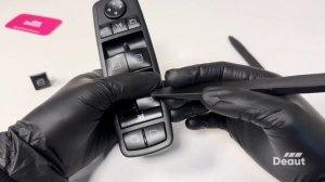 Инструкция. Как поменять кнопки стеклоподъемника W169?