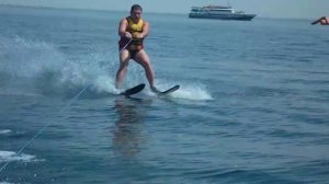 Водные лыжи первый раз