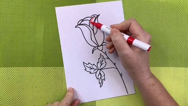 Как ЛЕГКО нарисовать РОЗЫ🌹 САМЫЙ ПРОСТОЙ СПОСОБ
