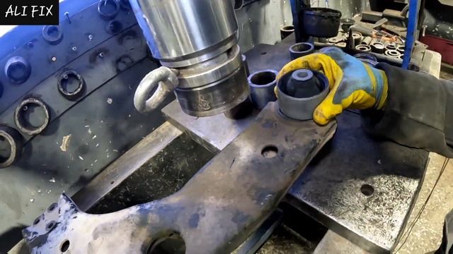 замена втулки переднего рычага управления ... Kia Telluride (?