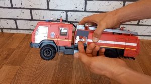 Обзор действующей модели пожарной автоцистерны КАМАЗ