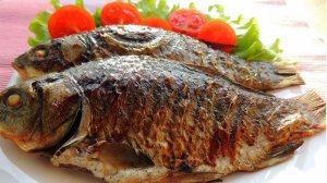 Печёный карась на мангале / гриле. Готовим рыбу на углях в походных условиях