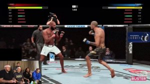 БУСТЕР ИГРАЕТ В UFC 5, ЖЕСТКАЯ ИГРОВАЯ ВПИСКА UFC С ЛИКСОМ