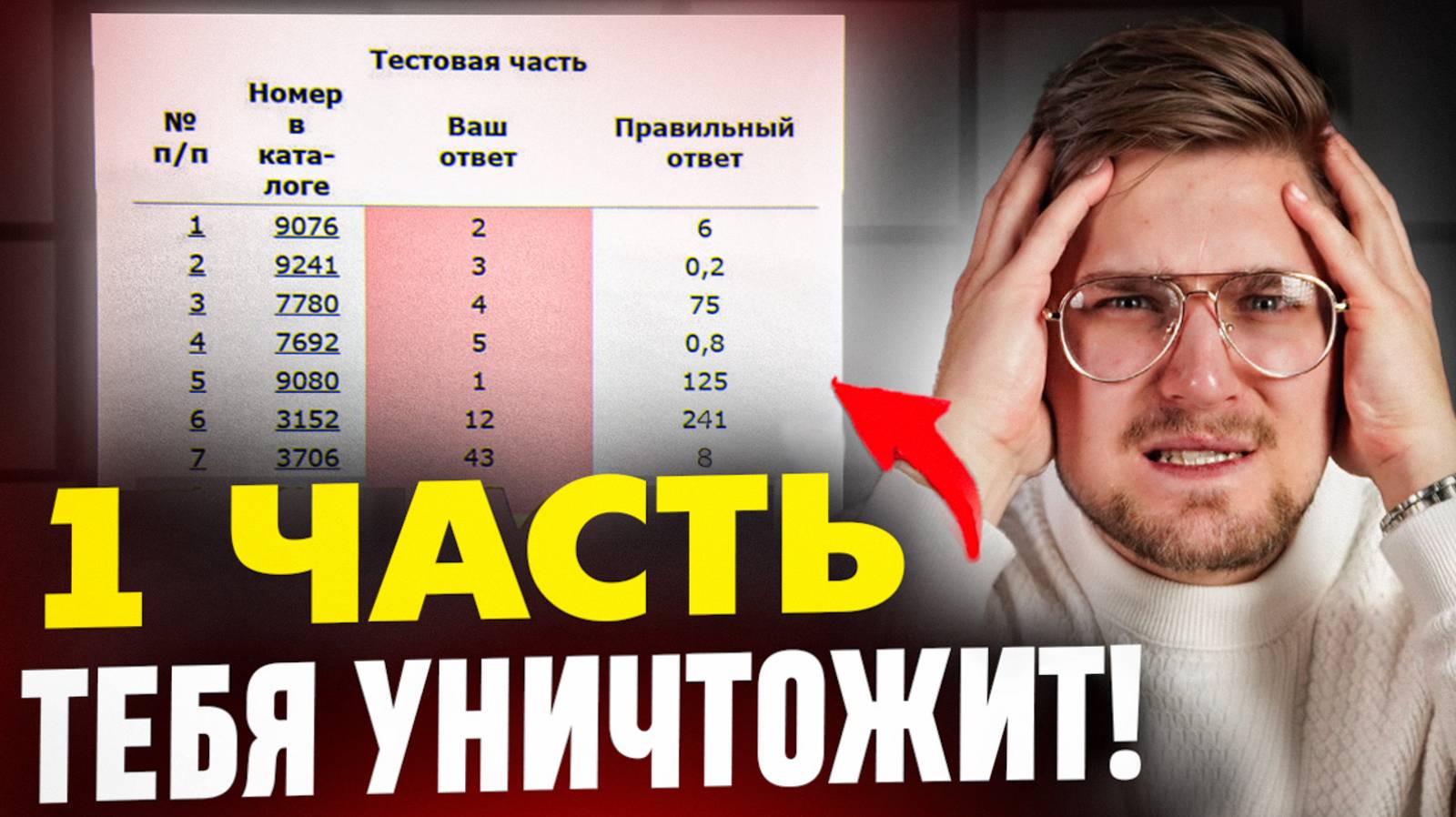 50 Самых Сложных Номеров 1 Части! Самые Сложные Задания из 1 части ЕГЭ! Часть 1 смотреть онлайн