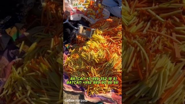 станок Сабзи резакунак станок для шинкови марковки