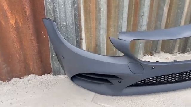 Mercedes W205 Передній бампер в зборі (AMG Sport 2018-2021)