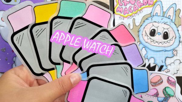Apple watch🍏⌚Заставка на Apple watch💕Пакетики наклейки🐾 Бумажные сюрпризы🌸