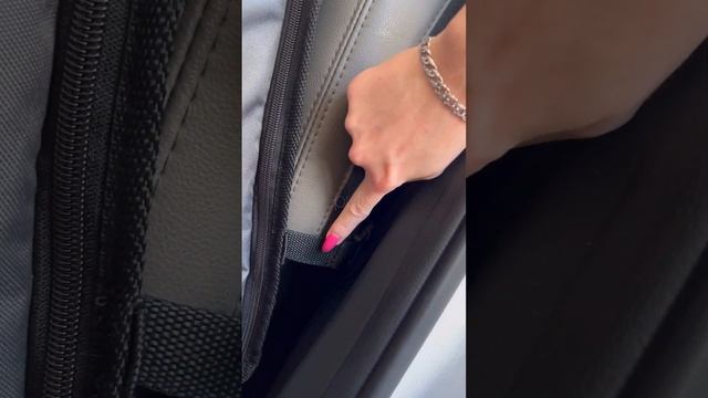 Огляд на автогамак PUFIX на 2/3 темно сірий, чорна стропа