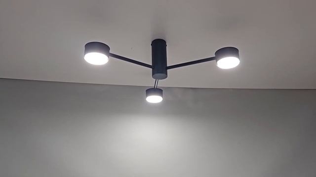 Люстра стельова MSK Electric Copter на три круглі плафони під л