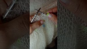 Мк Паутинка. Вяжем рукав фонарик. Часть 6