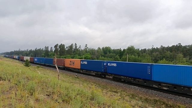 2тэ116у-0013 с грузовым заезжает на ст. Колтубанка (перего?