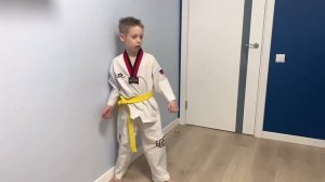 ТОРН ДОЛИО ЧАГИ Отработка удара #тхэквондо (в замедленной съемке).