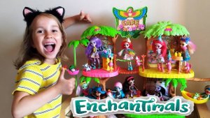 #Мультик Куклы Энчантималс Кафе в джунглях Пикки Какаду #Junglewood #Enchantimals Cafe Peeki Parrot