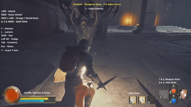 Dungeonsdeep - Прохождение демо версии( Геймплей )