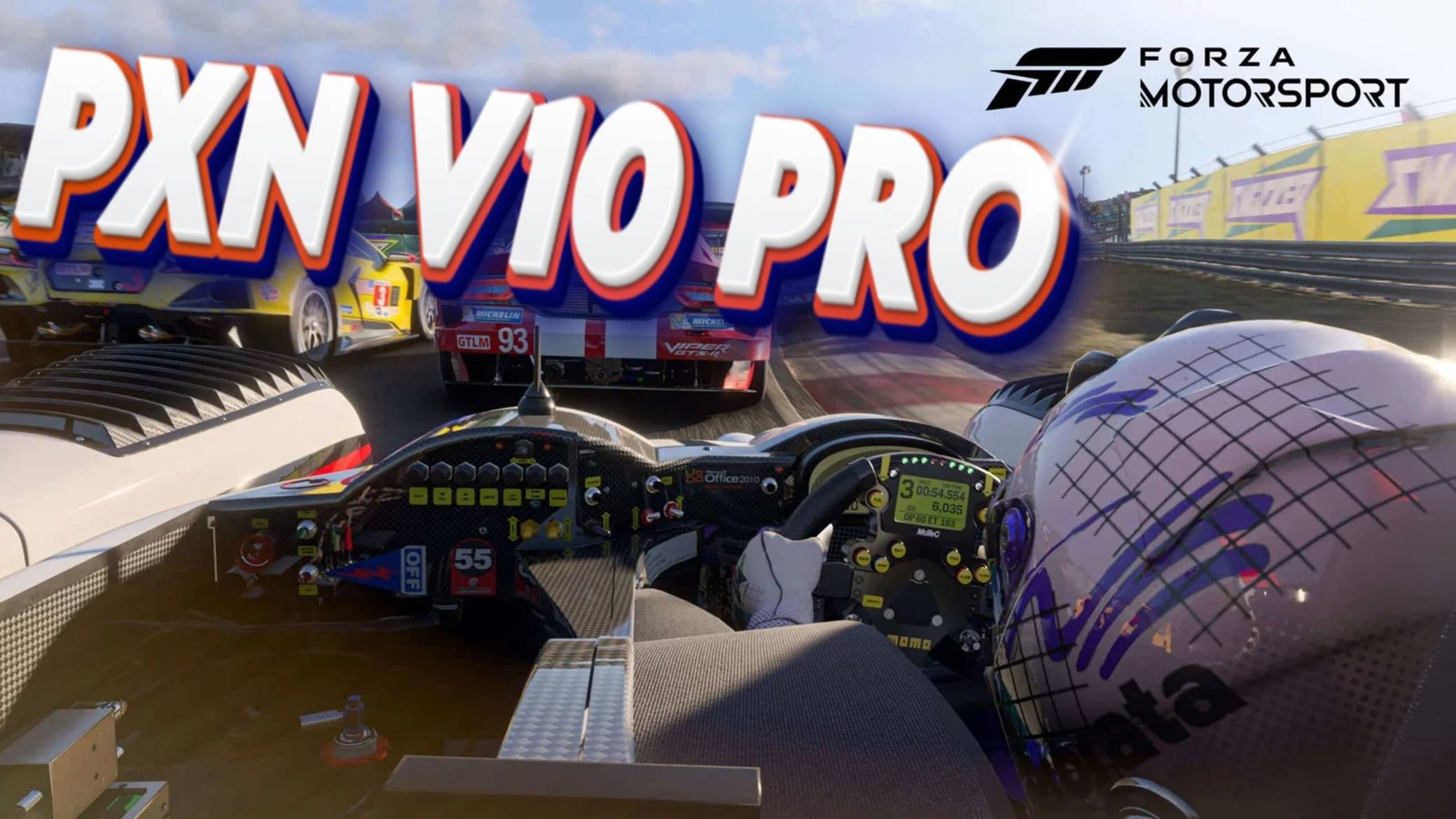 Forza Motosport настройка руля PXN V10Pro смотреть онлайн