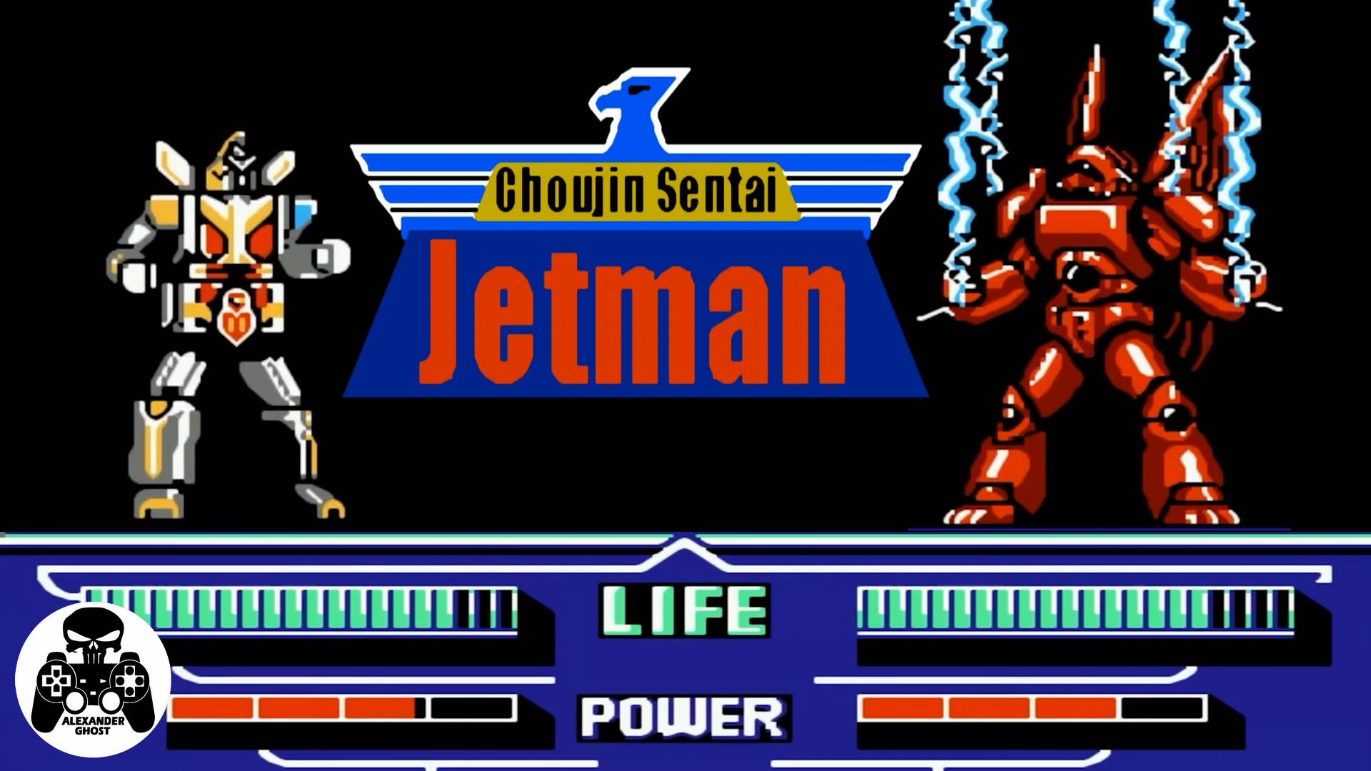Choujin Sentai Jetman (Bird Fighter, Power Rangers Могучие Рейнджеры) прохождение NES/Famicom/Dendy смотреть онлайн