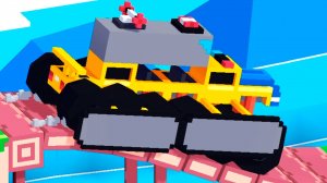 Эволюция крутых машинок в симуляторе Fancade !