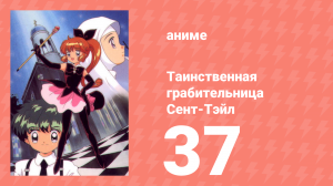 Таинственная грабительница Сент-Тэйл 37 серия (аниме-сериал, 1995)