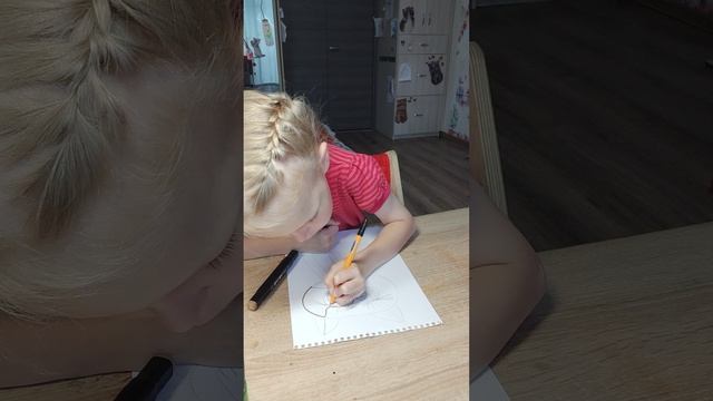 Рисуем вместе милого котика смотреть онлайн