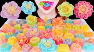 Радужные цветы. АСМР