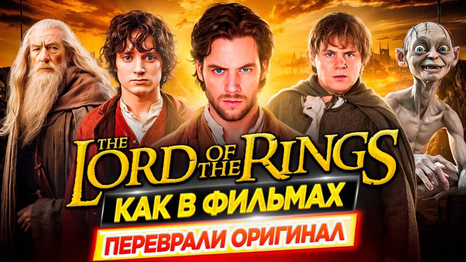 Всё было по-другому / Властелин Колец. Как в фильмах переврали оригинальную историю // ДКино смотреть онлайн