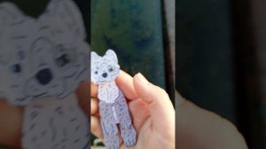 бумажные собаки 🫠 😘 прогулка по даче бабушки 🥰