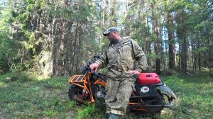 МОТО-ВЕЗДЕХОД НА МАШИННЫХ КОЛЁСАХ! НЕБОЛЬШОЙ ОБЗОР НА МОЕГО ПОМОЩНИКА!