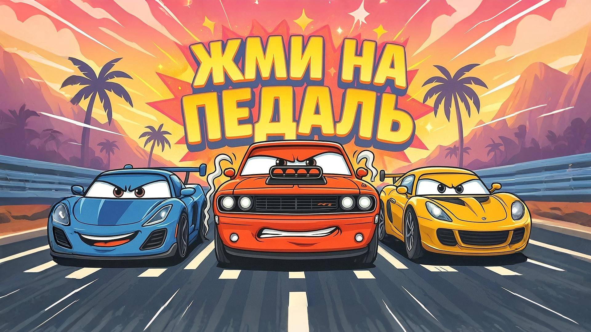 ЖМИ ЖМИ НА ПЕДАЛЬ. Песенки Для Детей смотреть онлайн