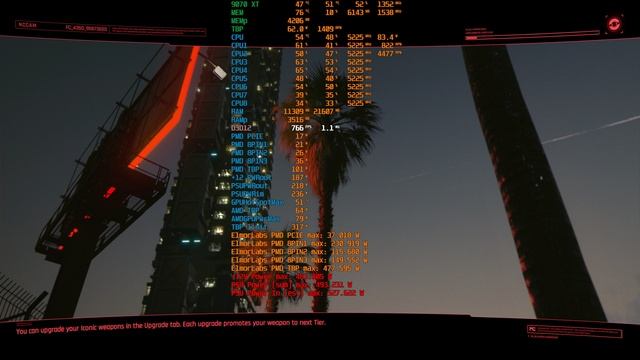 Cyberpunk 2077 2560x1440 Radeon 9070 XT смотреть онлайн