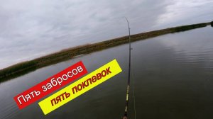 Ловля щуки на воблер МАЛАС. Пять забросов и пять поклевок, жор щуки