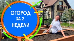 Огород за 2 недели. Планирование и строительство огорода наглядно.